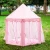 Import Baby play tent Princess Castle Tent with LED Light kids toy tents baby house from China