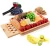 Import Bamboo Acacia Wood Cheese Cutting Serving Tray Board with Slate Board And Knife Set from China