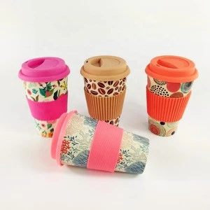 Bamboo Fiber Tumbler Takeaway Coffee To Go Mug Travel Mug Keep Cup Reusable Coffee Cup