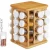 Import Bamboo Kitchen Storage Containers Revolving Spice Rack Holder, Countertop Spice Organizer from China