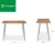 Import Bar Stool Aluminum Chairs for Industrial Restaurant with Teak Table from China