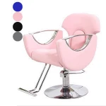 Barber Chairs for Sale Cheap Styling / Adjustable Hairdressing Salon Pink Barber Chair