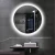 bathroom home decoration LED light make up vanity round mirror prices