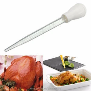 BBQ Food Turkey Poultry Tube Pump Pipe Cooking Kitchen Chicken Meat Flavour Baster Syringe Type 30ml