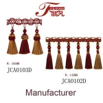 bead trimming curtain tassel window textile accessories