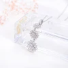 Beauty designs Crystal pendant necklace 925 sterling silver jewelry