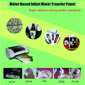 Best price wholesale INKJET White waterslide decal paper water transfer paper
