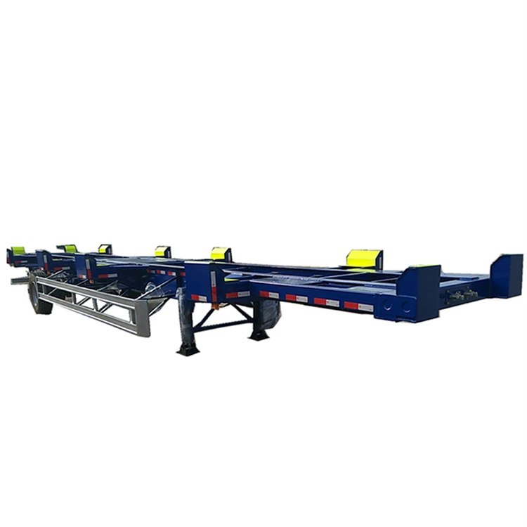 Best Quality Low Price Truck Chassis Frame Manufacturers 60ft Skeleton Semi Trailer