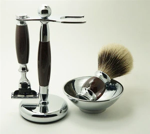 Best Selling Cleaning Tools Beard Brush High Quality Badger Hair Brush Shaving Kits