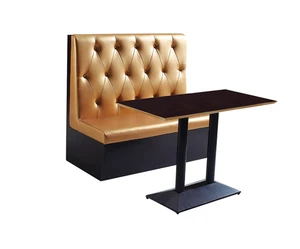 Best Selling Commerical Mobile Leather Restaurant and Bar Booth Seating