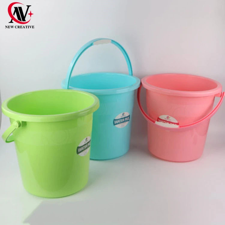 best selling water pail multifunction barrel recycled plastic bucket with handle and cover