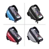 Bicycle Bike Case ,water-proof Bike Phone Mount Bag, Cycling Waterproof Front Frame Top Tube Handlebar Bag with Touch S