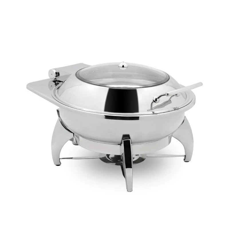 Big sale Classic Round Chafing Dish Other hotel Stainless Steel buffet chafer