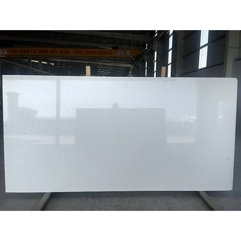 Big slab Vietnam solid surface quartz slab white artificial large quartz stone