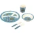 Import Biogredable round bamboo fiber set of 5 dinnerware kids set with cute design from China