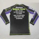 Bjj design your own custom printed rash guard manufacturer