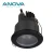 Import Black color reflector type Waterproof dustproof recessed ceiling spotlight COB LED downlight from China