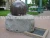 black granite stone rotating Ball Fountains
