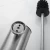 Import black Standing bathroom 304 stainless steel toilet cleaning brush with holders set stand 2 Optional silicone brush head from China