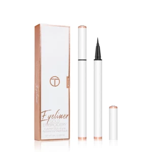 Black Waterproof Durable Makeup Natural Eye Liner Pencil With Custom Private Label