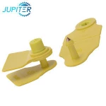 Blue plastic programmable cattl ear tag for livestock