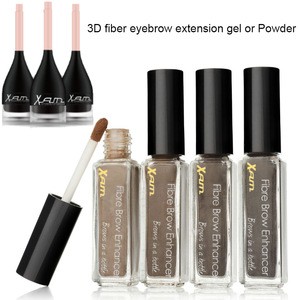 Brow extender eyebrow building fibers with Glass bottles Stick your logo