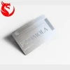 Brush finish stainless steel metal business card printing