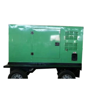 Brushless 40kw Silent Electric Diesel Generators 4 Cylinder 5kva Water-cooled Power Plant
