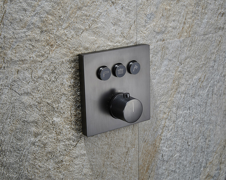 Shower Switch System Buy Built-in Press Button Switch Modern Concealed Wall Mounted Brass ...