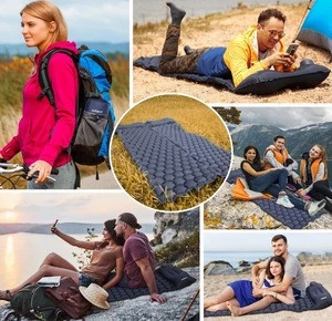Camping Sleeping Pad Mat with Built-in Pump Pillow for Backpacking Traveling Hiking