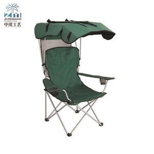 Camping with canopy portable chair