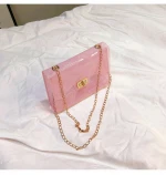 Candy color jelly bag women handbags women colorful  jelly crossbody bag handbags ladies daily life transparent bag wholesale
