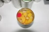 canned cocktail fruits in light syrup,  peach/pear/pineapple/grape/cherry  canned food