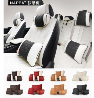 Car Interior Accessories  Car Neck Pillow Neck Headrest Lumbar Support For Maybach Waist Pillow