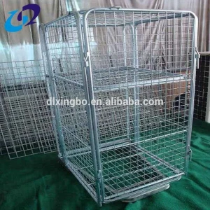 Cargo &amp; Storage Equipment Storage Cage Rolling Metal Wire Container Heavy Duty