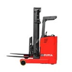 Cargo storage equipment narrow aisle warehouse 2 ton electric reach Stacker  with 8m high mast