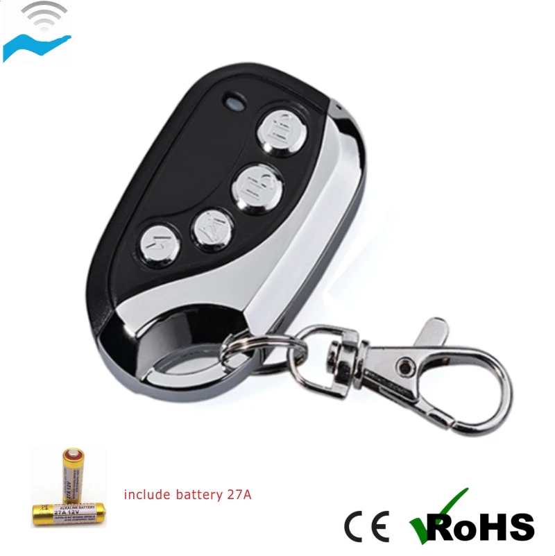 Carry on Wireless Remote Control Controller Fixed/ Learning/ Rolling Code Keychain Roller Shutter/ Garage Door Remote Opener