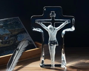 Catholic Religious Desk Decoration Jesus Cross Figurine