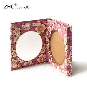 CC4296 Single pressed power makeup foundation in cardboard palette packing