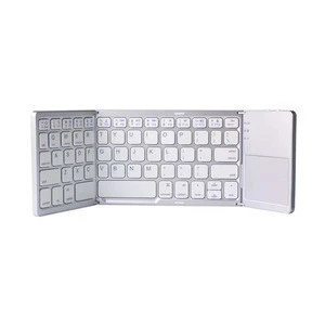 CE ROHS FCC certified Pocket Size Mini Bluetooth Foldable Keyboard Wireless Touchpad Keyboard Folding Keyboard