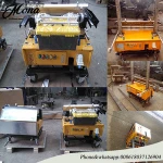 cement plastering machine for inside wall|Commercial small indoor  automatic plastering machine