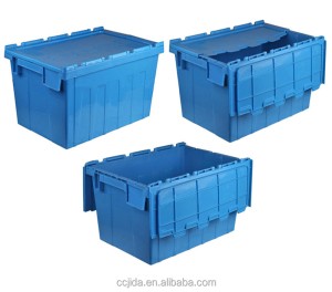Cheap 150l plastic stackable storage bin boxes