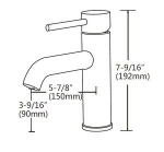 Cheap Contemporary Style Bathroom Sink One Handle Basin Faucet