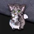 Import Cheap custom die struck lapel console metal badge hat custom holographic enamel pin from China