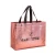 Import Cheap Price Gold Metallic Non Woven Shopping Bag Package Rose Gold Laser Bag from China