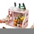 Import Cheap Price Plastic Double Layers Kitchen Multi-fuction Organization Storage Rack Shelves from China