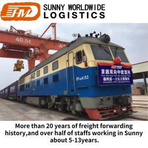 Cheap Shenzhen freight forwarder rail transport from China to Switzerland DDU