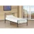 Import Cheap University Dormitory Low Height Metal Single Bed For Sale From China Factory from China