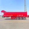 China 40 Ton 50 Ton Truck 3axles Hydraulic Rear Dumper Semi Trailers