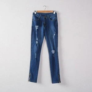 China Brand Name Latest Design Trousers Women Pantalones Tight Jeans